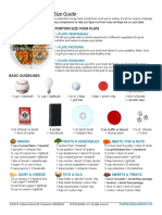 Portion Size Guide: Vegetables Starch Protein