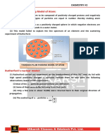 Thomson's Plum Pudding M Plum Pudding Model of Atom: F Atom