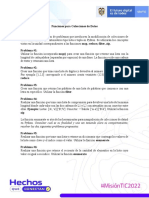 Funciones para Colecciones de Datos: Resolver Los Dos Siguientes Problemas Propuestos