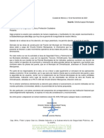 Oficio Subsecretaría Seguridad Pública y PC