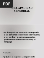 Discapacidad Sensorial