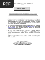 Tender For Development of Web Based Module Online File Tracking System Under Tender Enquiry No12 of 2017 Dated October 19 2017