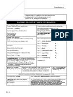 UN-38.3 Test Summary 5500-BATT