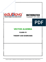 Vector Algebra: CLASS-12 Theory and Exercises