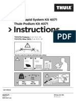 Thule Rapid Syestm Kit 4071 For Fortuner