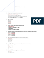 Test Grilă Geografie