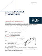 6 Fajas Poleas y Motores