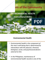 Nursing Care of The Community: Environmental Health Instructional Slides