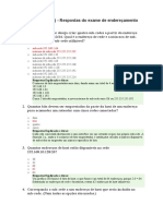 Módulos 11 - 13 Respostas Do Exame de Endereçamento IP 2020 Correto 100%