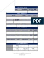 Ficha de Postulante