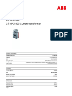 CT MAX 800 Current Transformer