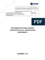 009 Procedimiento Detección de Fallas y Reparación de Revestimiento