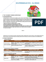 Sesión de Aprendizaje