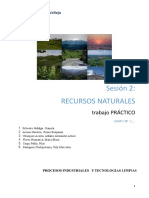 Trabajo Practico 2. Recursos Naturales