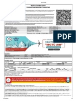 Irctcs E-Ticketing Service Electronic Reservation Slip (Personal User)