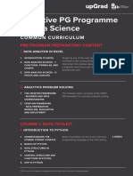 EPGP in Data Science (Curriculum)