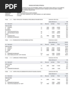 Analisis de Costos Unitarios