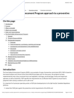 The Food Safety Enhancement Program Approach To A Preventive Control Plan - Canadian Food Inspection Agency