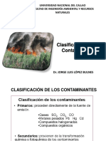 Clasificación de Los Contaminantes Del Aire