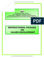 Instructional Package ON Values Development: Headquarters