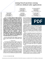 Machine-Learning-Based Spectrum Sensing Enhancement For Software-Defined Radio Applications