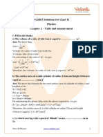 Class 11 - Physics - Units and Measurement