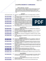 Catalago de Normas ASTM - NTP