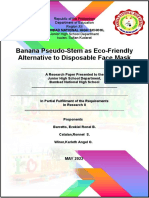 Final Research Paper Eco Friendly Face Mask