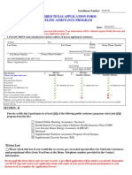 Required Texas Application Form Lifeline Assistance Program: Section I