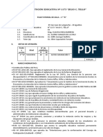 PLAN TUTORIAL DE AULA 2022 - 1ro A