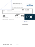 Medicover Hospitals: Department of Biochemistry