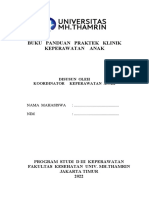 Buku Pedoman Praktek Klinik TK 3