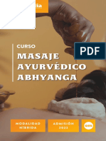 Dossier Somos India - Curso Masaje Ayurvedico Abhyanga