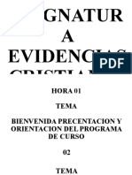 Evidencias Cristianas para Quinto