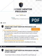 FRSecure CISSP Mentor Program 2021 Class Five v2