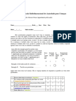 MASC - Escala Multidimensional de Ansiedade para Crianças