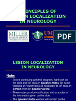 Lesion Localization in Neurology