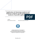 Application of Clustering Analysis and Sequence Analysis On The Performance Analysis of Parallel Applications