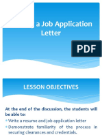 Application Letter