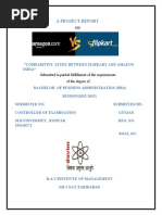 A Project Report of Flipkart and Amazon Bba 6 Sem Gunjan Correct File