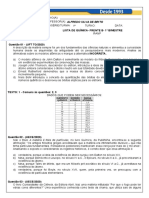 Lista 1 Atomística