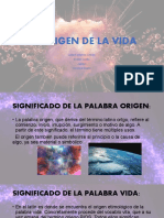 El Origen de La Vida