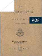 1992 - Clavero, José G - El Tesoro Del Perú