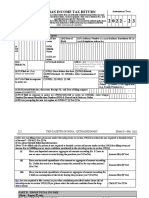 Indian Income Tax Return: Assessment Year