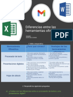 Diferencias Entre Las Herramientas Ofimáticas