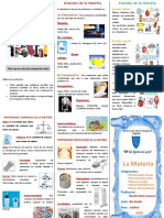 Triptico La Materia