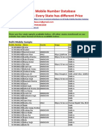 5 All India Mobile Database Sample