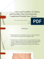 Effectiveness and Feasibility of Limberg and Karydakis Flap