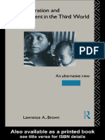 Lawrence Brown - Place, Migration and Development in The Third World - An Alternative View (Routledge Series On Geography and Environment) (1990)