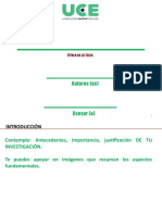 Plantilla Guia para Presentación Power Poitn UCE